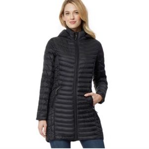 NWT-HeatKeep Silk Nano Hooded Packable Jacket